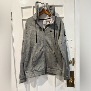 Nike Gray Zip-Up Hoodie